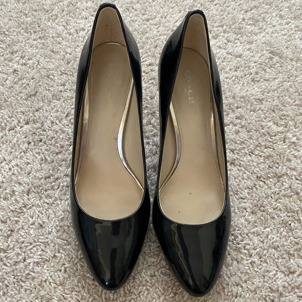 COACH 3 inch heels size 8